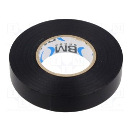 1 rol x BM GROUP - BMESB1525NE - Tape: electrical insulating, W: 15mm, L: 25m, Thk: 0.15mm, black