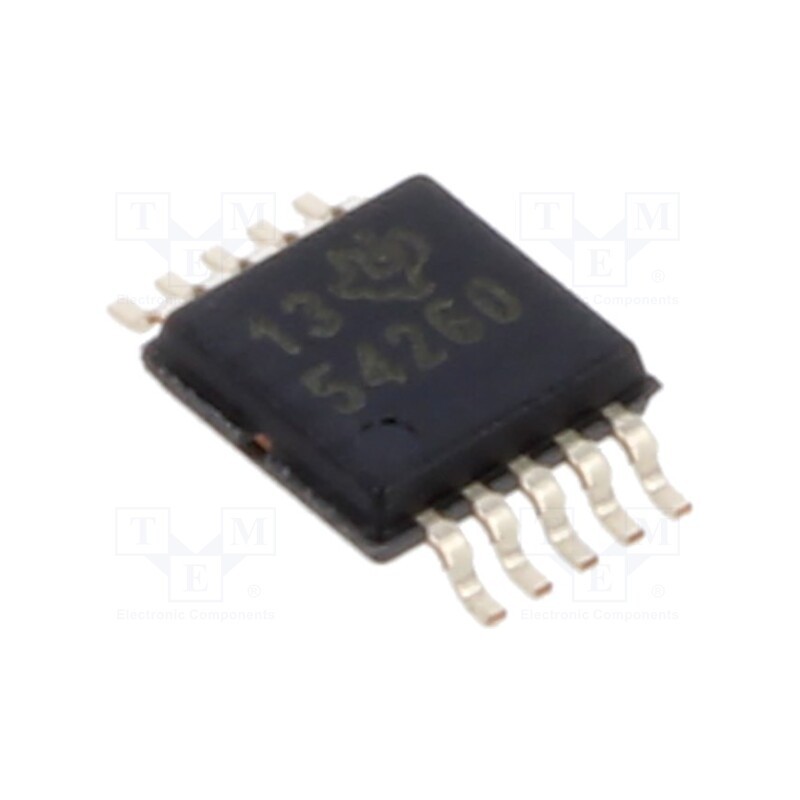 1 pcs x TEXAS INSTRUMENTS - TPS54260DGQR - IC: PMIC, DC/DC converter, Uin: 3.5÷60VDC, Uout: 0.8÷58VDC, 2.5A