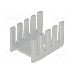 5 pcs x ASSMANN - - - Heatsink: moulded, U, TO202,TO220, L: 19.05mm, W: 13.21mm, H: 12.7mm