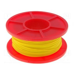 1 m x BQ CABLE - - - Wire, FLRY-B, 1x0.5mm2, stranded, Cu, PVC, yellow-black, 60V, 1.6mm