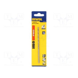 1 pcs x IRWIN - 1863348 - Drill bit, for metal, Ø: 4mm, L: 120mm, Working part len: 80mm