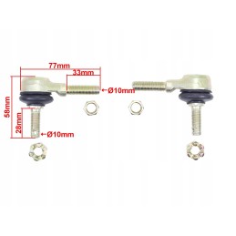 End of the rod end atv 110 125 150 200 250