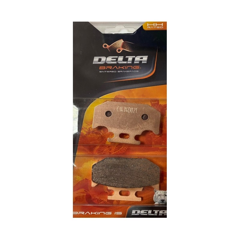 Brake pads rear delta atv yamaha rhino 700 08 13