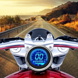 Universal digital quad lcd motorcycle counter
