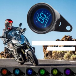 Universal digital quad lcd motorcycle counter