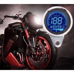 Universal digital quad lcd motorcycle counter