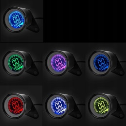 Universal digital quad lcd motorcycle counter