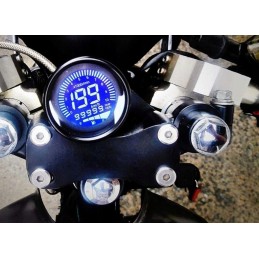 Universal digital quad lcd motorcycle counter