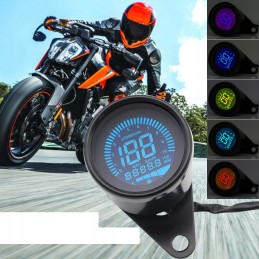 Universal digital quad lcd motorcycle counter