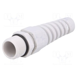 1 pcs x BM GROUP - BM4013S - Cable gland, with strain relief, PG13,5, IP68, polyamide, grey