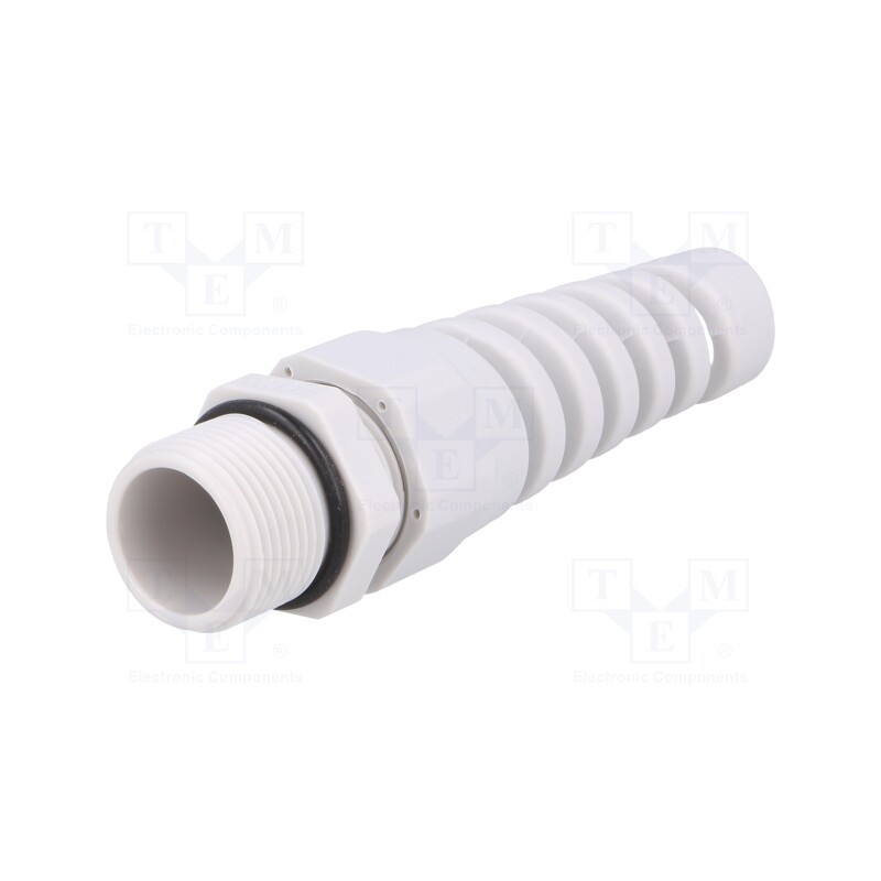 1 pcs x BM GROUP - BM4013S - Cable gland, with strain relief, PG13,5, IP68, polyamide, grey