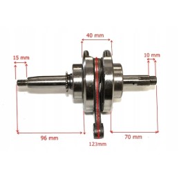 Crankshaft 139 fmb 4t 110 125 quad atv cross loncin kxd bashan shineray