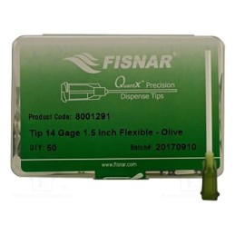 5 pcs x FISNAR - 8001291 - Needle: plastic flexible, 1.5', Size: 14, straight, 1.6mm