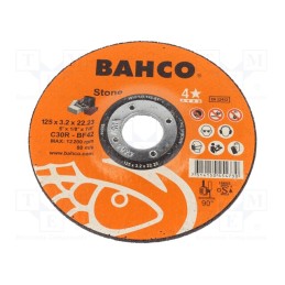 1 pcs x BAHCO - 3912-125-T42-ST - Cutting wheel, Ø: 125mm, Øhole: 22.23mm, Disc thick: 3.2mm