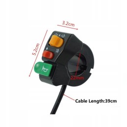 Direction indicators lights horn motorcycle scooter
