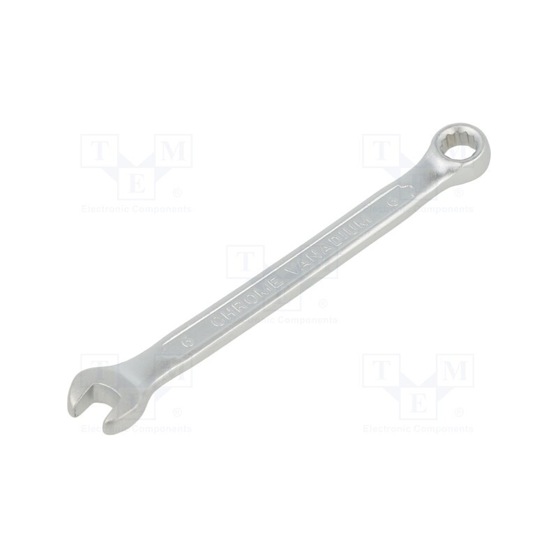 1 pcs x BM GROUP - 16506 - Wrench, combination spanner, 6mm, Overall len: 100mm