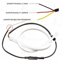 2in1 LED daytime running lights floating turn signal 60