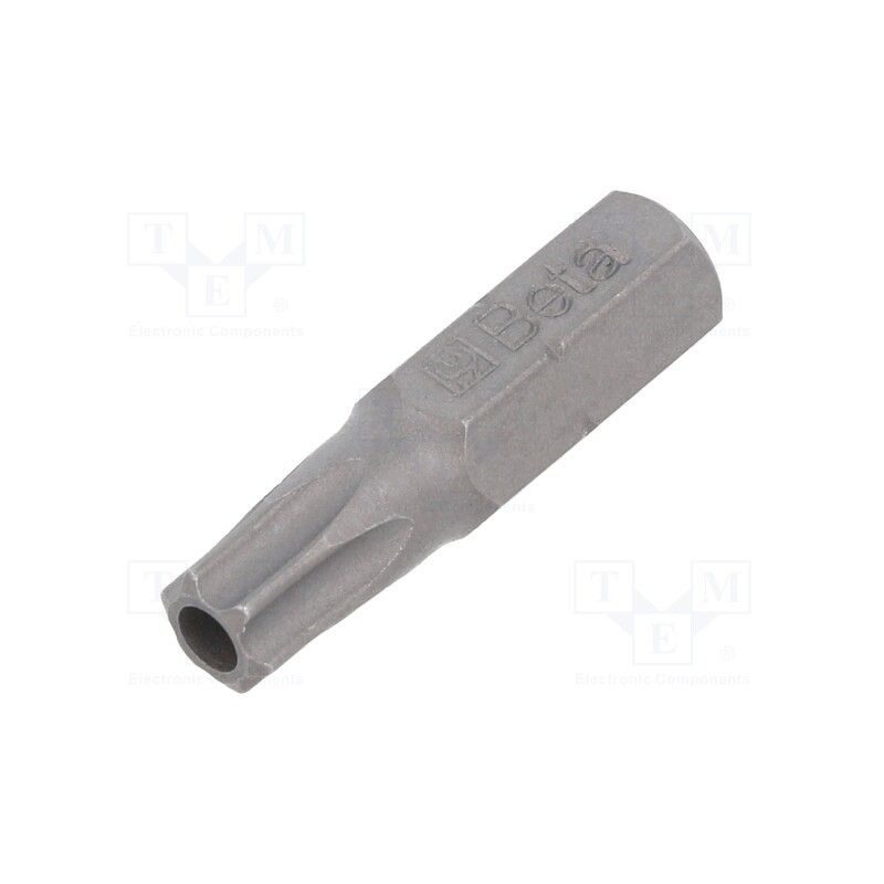 1 pcs x BETA - 861RTX/30 - Screwdriver bit, Torx® with protection, T30H, Overall len: 25mm