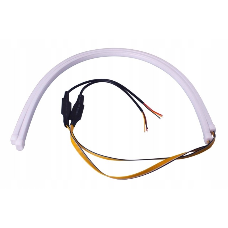 2in1 LED daytime running lights, flashing turn signal 45