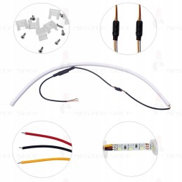 2in1 LED daytime running lights, flashing turn signal 45