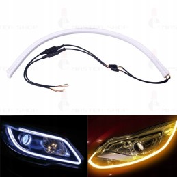 2in1 LED daytime running lights, flashing turn signal 60