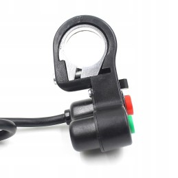 Switch, on and off switch for a motorcycle quad