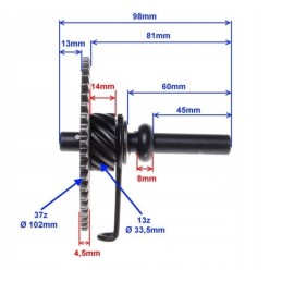 Starter wheel for shineray atv 150 shineray gy6