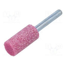 1 pcs x PG PROFESSIONAL - MA.024 - Grindingstone, Ø: 15mm, Ø: 6mm, Tip mat: aluminium oxide