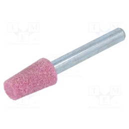 1 pcs x PG PROFESSIONAL - MN.004 - Grindingstone, Ø: 12mm, Ø: 6mm, Tip mat: aluminium oxide