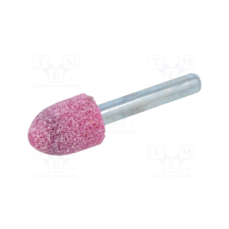 1 pcs x PG PROFESSIONAL - ML.006 - Grindingstone, Ø: 15mm, Ø: 6mm, Tip mat: aluminium oxide