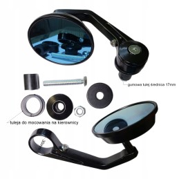 Raptor grizzly wide-angle bottom and top mirrors