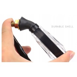 Waterproof LED turn signals, 2 pcs, double-sided lampshade