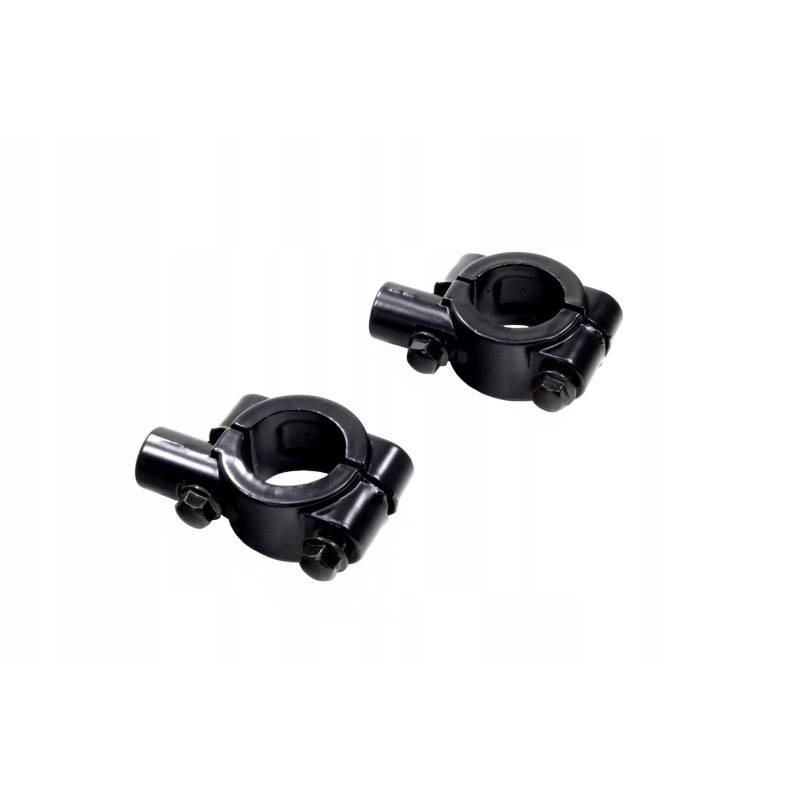 M10 mirror mount, 2 pcs, ATV motorcycle clamp