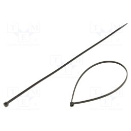 1 pcg x RADPOL - TOOCB037004801 - Cable tie, L: 370mm, W: 4.8mm, polyamide, 220N, black, 100pcs.