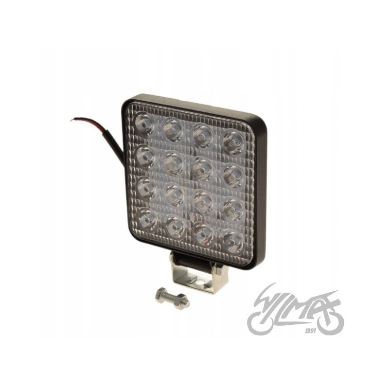 LED additional lamp 48w square ATV searchlight