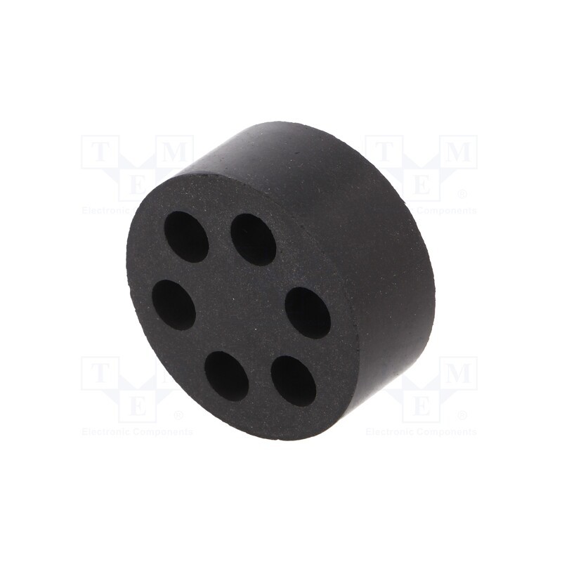 1 pcs x LAPP - 53350680 - Insert for gland, 8mm, M50, IP54, NBR rubber, Holes no: 6