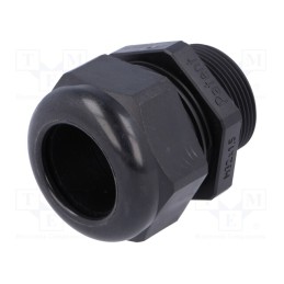 1 pcs x HELUKABEL - HSK-L M32 RAL9005 - Cable gland, with long thread, M32, 1.5, IP68, polyamide, black