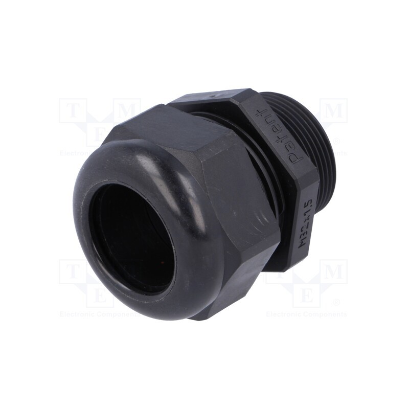 1 pcs x HELUKABEL - HSK-L M32 RAL9005 - Cable gland, with long thread, M32, 1.5, IP68, polyamide, black