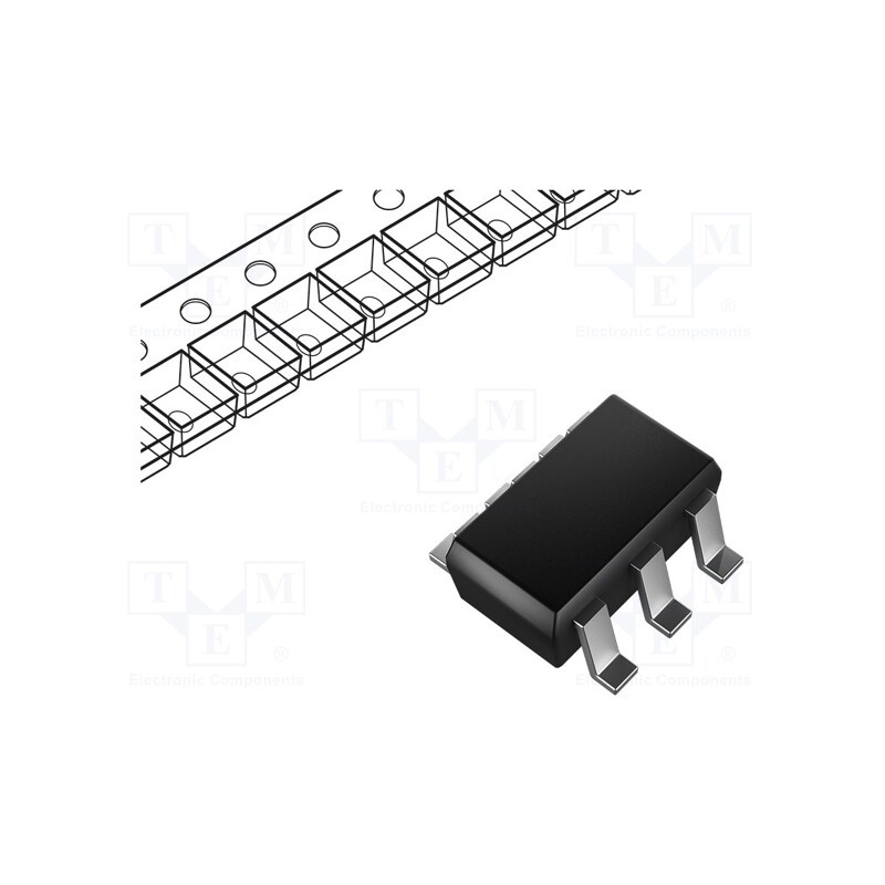 10 pcs x ROHM SEMICONDUCTOR - UMG8NTR - Transistor: NPN x2, bipolar, BRT, 50V, 0.1A, 150mW, SC88A,SOT353