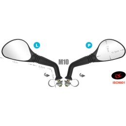 ATV quad bashan loncin shineray mirrors holder