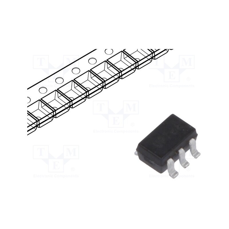 25 pcs x DIODES INCORPORATED - 74LVC1G14SE-7 - IC: digital, NOT, Ch: 1, SMD, SOT353, 1.65÷5.5VDC, -40÷125°C, LVC