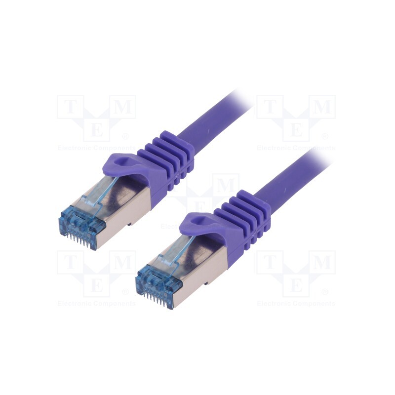 1 pcs x LOGILINK - CQ303VS - Patch cord, S/FTP, 6a, stranded, Cu, LSZH, violet, 1m, 27AWG