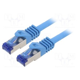 1 pcs x LOGILINK - C6A066S - Patch cord, S/FTP, 6a, stranded, Cu, LSZH, blue, 3m, 26AWG, -20÷75°C
