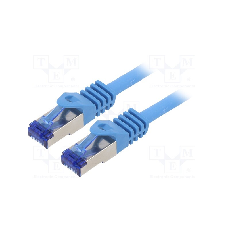 1 pcs x LOGILINK - C6A066S - Patch cord, S/FTP, 6a, stranded, Cu, LSZH, blue, 3m, 26AWG, -20÷75°C