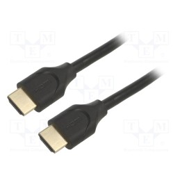 1 pcs x Goobay - 61639 - Cable, HDCP 2.2,HDMI 2.1, HDMI plug,both sides, PVC, 1.5m, black