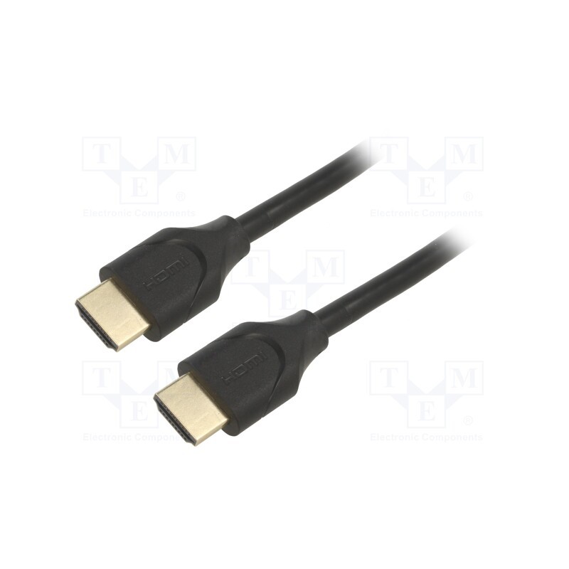 1 pcs x Goobay - 61639 - Cable, HDCP 2.2,HDMI 2.1, HDMI plug,both sides, PVC, 1.5m, black