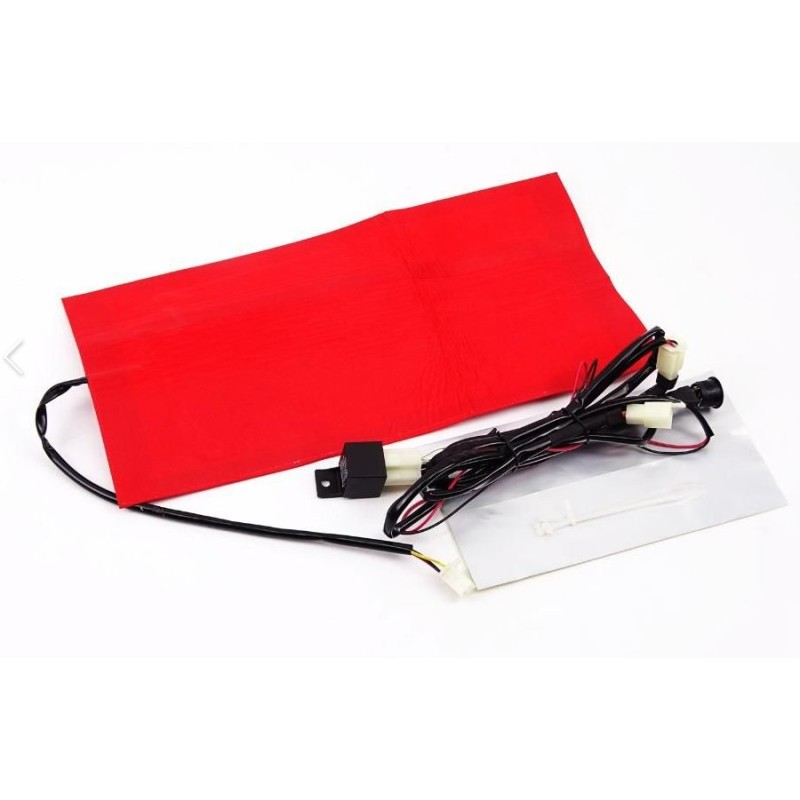 Heated seat for a motorcycle, scooter, heated mat