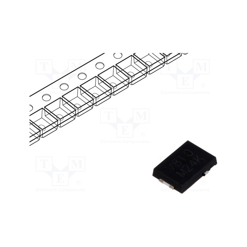 1 pcs x VISHAY - V8P10-M3/86A - Diode: Schottky rectifying, SMD, 100V, 8A, SMPC,