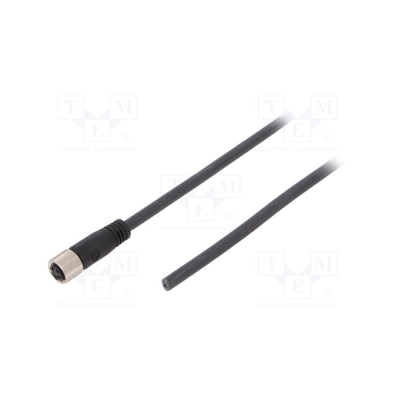 1 pcs x WEIDMu00dcLLER - SAIL-M8BG-4-5.0U - Connection lead, M8, PIN: 4, straight, 5m, plug, 30VAC, 4A, -25÷80°C