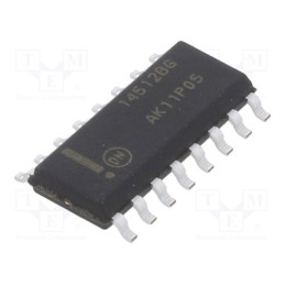 3 pcs x ONSEMI - MC14512BDR2G - IC: digital, data selector, Ch: 8, TTL, SMD, SO16, 3÷18VDC,